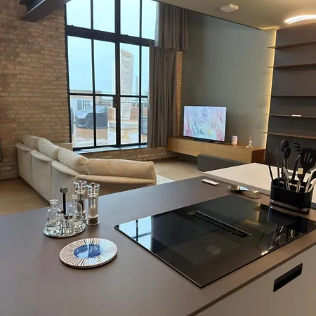800q Luxury Penthouse & Panoramic Terrace Apartament